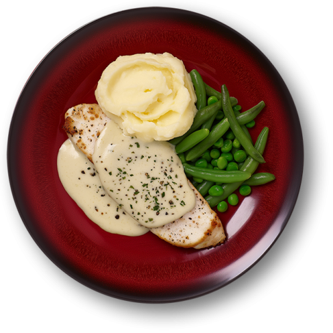 Baked Dory with Mashed Potato & Lemon Cream Sauce