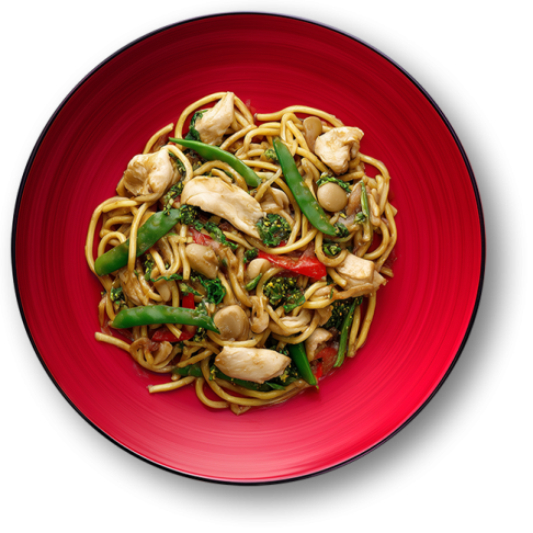Asian Chicken Stir Fry with Hokkien Noodles