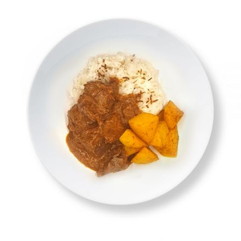 Beef Rendang with Coconut Rice